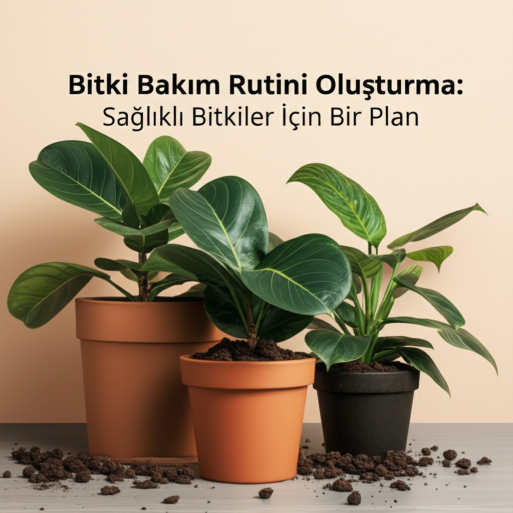 Bitki Bakım Rutini Oluşturma: Sağlıklı Bitkiler İçin Bir Plan