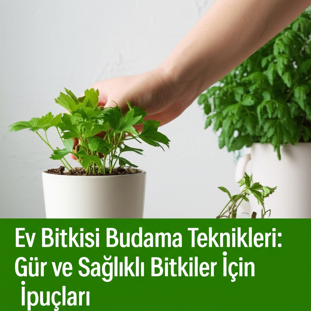 Ev Bitkisi Budama Teknikleri: Daha Gür ve Sağlıklı Bitkiler İçin İpuçları