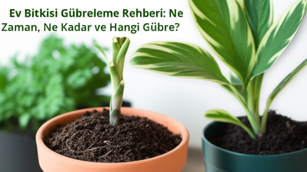 Ev Bitkisi Gübreleme Rehberi: Ne Zaman, Ne Kadar ve Hangi Gübre?