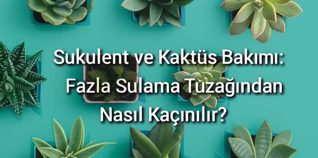 Sukulent ve Kaktüs Bakımı: Fazla Sulama Tuzağından Nasıl Kaçınılır?